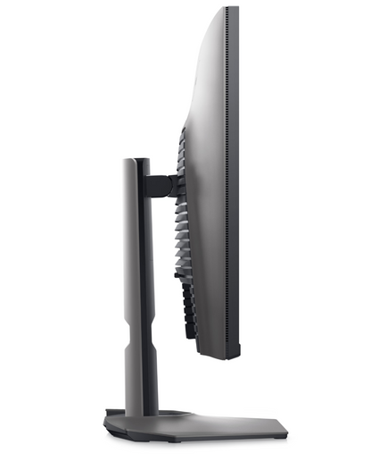 Side view of a Dell G3223Q 32 inch 4K UHD Gaming monitor.