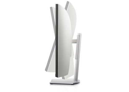 Side profile of the Dell S3221QSA showing the Tilt adjustment feature of the stand.