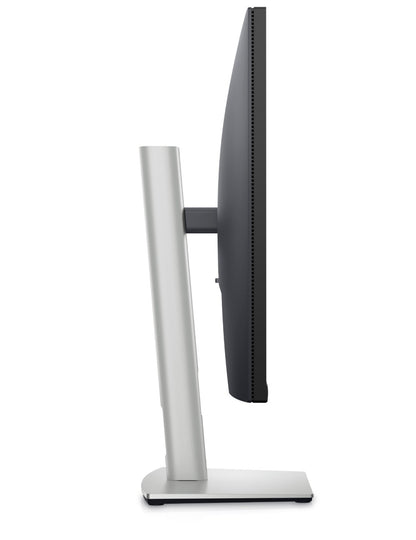 Side profile of the Dell P2723DE 27 inch QHD USB-C hub Monitor for work.